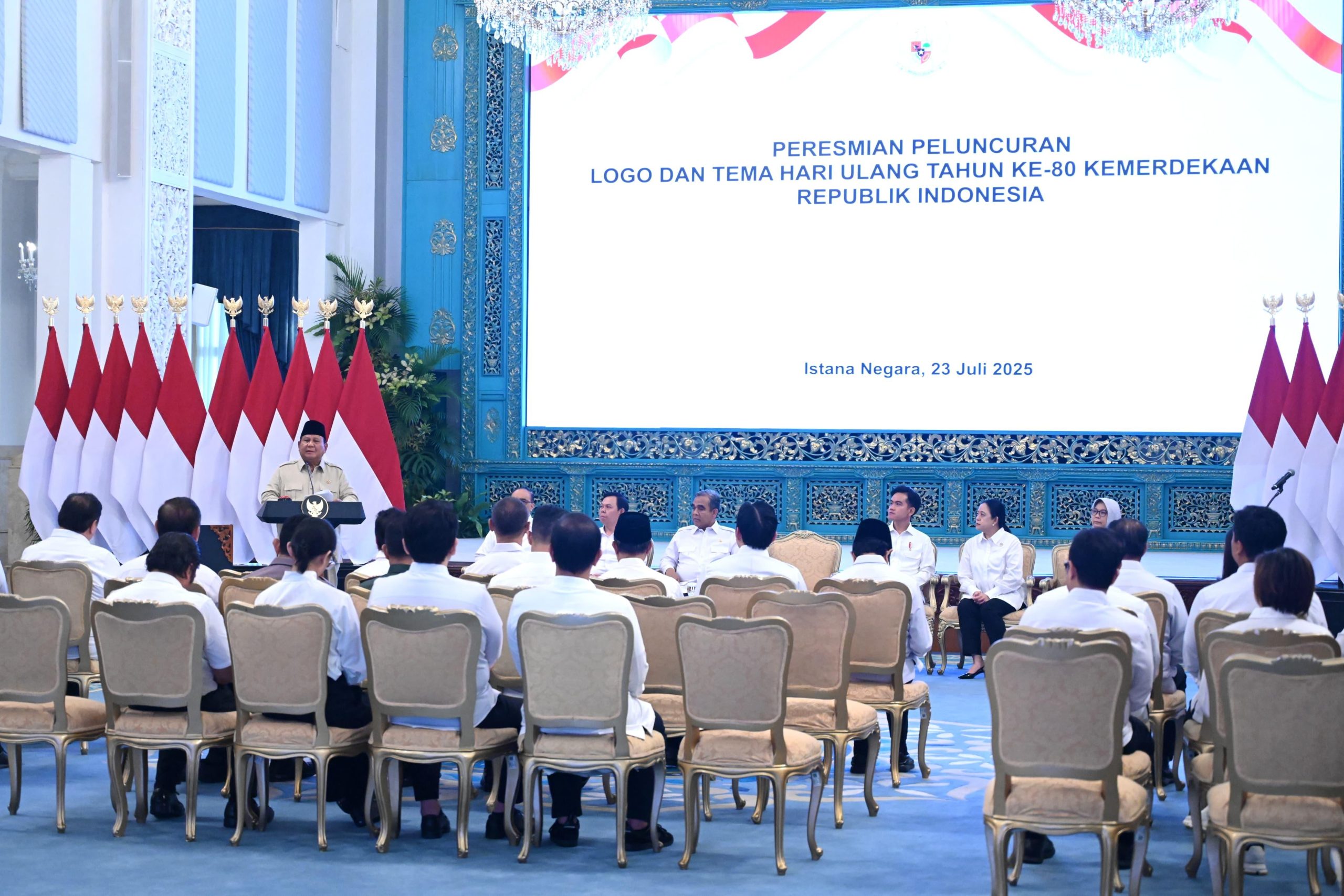Logo dan Tema HUT Ke-80 Kemerdekaan RI Resmi Diluncurkan