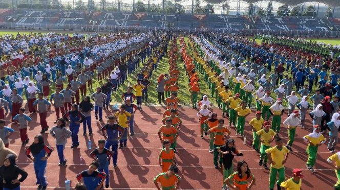 
					Muri akan Catat 10 Ribu Pelajar Kota Tangerang Senam Anak Indonesia Hebat di Stadion Benteng Reborn