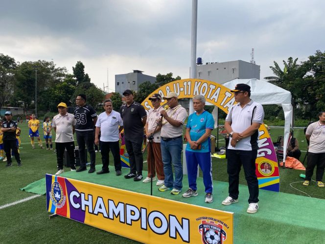 
					Kaonang Wakili Walikota Tangerang Tutup Liga Pass 2025, NZ Football Academy U-9 dan Triple SS U-11 Juara