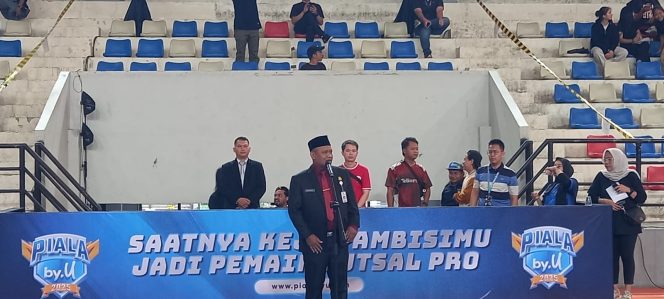 
					Wakili Walikota, Kaonang Buka Kejuaraan Futsal Antar Pelajar Tangerang Raya di Gor Gondrong