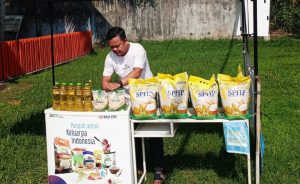 Keterangan foto : Penyaluran Beras SPHP Bulog Lebak dan Pandeglang, Sabtu (23/8/2025)