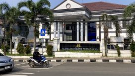 Kantor Kejaksaan Negeri Kabupaten Pandeglang, Sabtu (2/8/2025)
