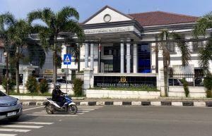 Kantor Kejaksaan Negeri Kabupaten Pandeglang, Sabtu (2/8/2025)