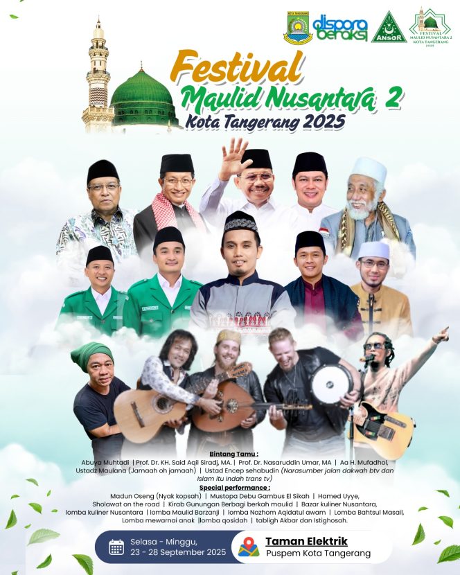 
					Festival Maulid Nusantara II/2025 Segera Digelar di Kota Tangerang