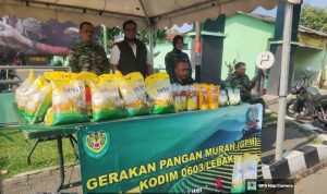 Keterangan foto : Perum Bulog Subdrive Lebak-Pandeglang saat ini sedang gencar mendukung program ketahanan pangan lewat Stabilisasi Pasokan dan Harga Pangan atau SPHP, Senin (29/9/2025)