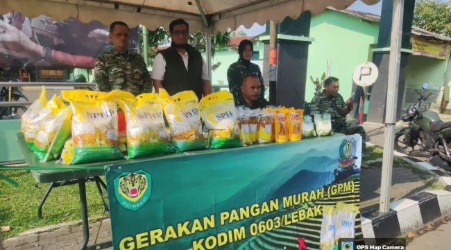 Keterangan foto : Perum Bulog Subdrive Lebak-Pandeglang saat ini sedang gencar mendukung program ketahanan pangan lewat Stabilisasi Pasokan dan Harga Pangan atau SPHP, Senin (29/9/2025)