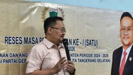 Keterangan foto : Wakil Ketua DPRD Banten Yudi Budi Wibowo melaksanakan reses di Kelurahan Serpong, Kecamatan Serpong, Jumat, 24 Oktober 2025.