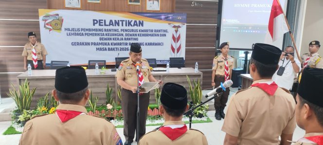 
					Pengurus Kwarran Karawaci Dikukuhkan, Ketua Kwarcab Kota Tangerang: Diharapkan Mampu Cetak Generasi Pramuka Miliki Masa Depan Lebih Baik