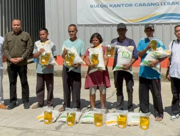 Perum Bulog Regional Lebak-Pandeglang kembali gencar menyalurkan bantuan pangan kepada masyarakat di Kabupaten Lebak dan Pandeglang