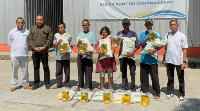 Perum Bulog Regional Lebak-Pandeglang kembali gencar menyalurkan bantuan pangan kepada masyarakat di Kabupaten Lebak dan Pandeglang