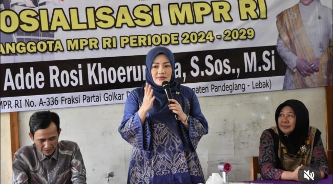 Anggota Komisi X DPR RI Fraksi Partai Golkar, Adde Rosi Khoerunnisa.
