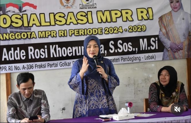 
					Anggota Komisi X DPR RI Fraksi Partai Golkar, Adde Rosi Khoerunnisa.