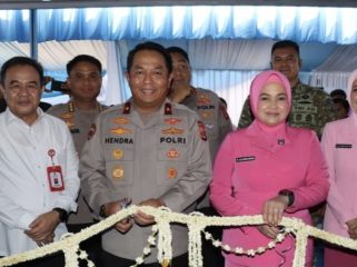 Polresta Tangerang secara resmi membuka Satuan Pelayanan Pemenuhan Gizi (SPPG) Banggalawa Tantya yang berlokasi di Kelurahan Sukatani, Kecamatan Rajeg, Sabtu (16/5/2026)