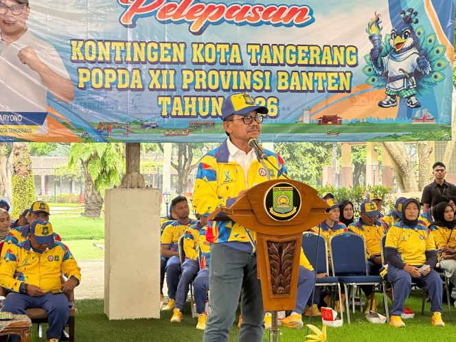 
					Walikota Sachrudin Lepas Kontingen Kota Tangerang Targetkan Juara Umum Popda XII Banten 2026