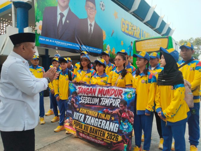 
					Lepas Pemberangkatan Squad Tinju Kota Tangerang, Kaonang: Junjung Sportivitas dan Rebut Juara Popda XII Banten