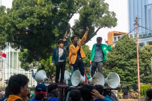 Universitas Jayabaya sekaligus Koordinator Pusat BEM PERSATUAN INDONESIA Maulana Sai, Kamis (9/7/2026) di Jakarta