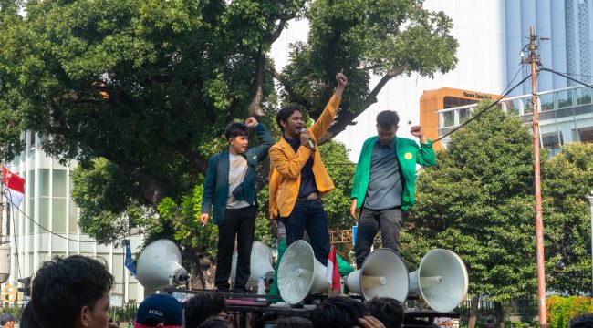 Universitas Jayabaya sekaligus Koordinator Pusat BEM PERSATUAN INDONESIA Maulana Sai, Kamis (9/7/2026) di Jakarta