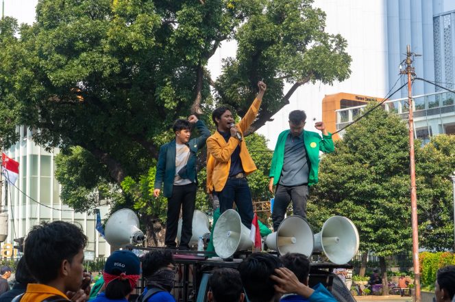 
					Universitas Jayabaya sekaligus Koordinator Pusat BEM PERSATUAN INDONESIA Maulana Sai, Kamis (9/7/2026) di Jakarta