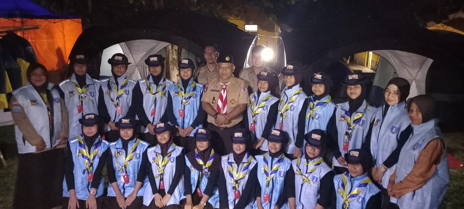 Ketua Harian Kwarcab Kunjungi Kontingen Cabang Kota Tangerang di Kemah Jambore Nasional XII/2026